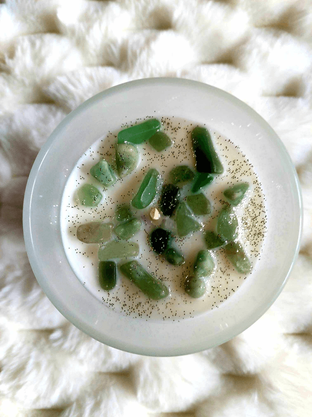 Bougie Lithothérapie Aventurine